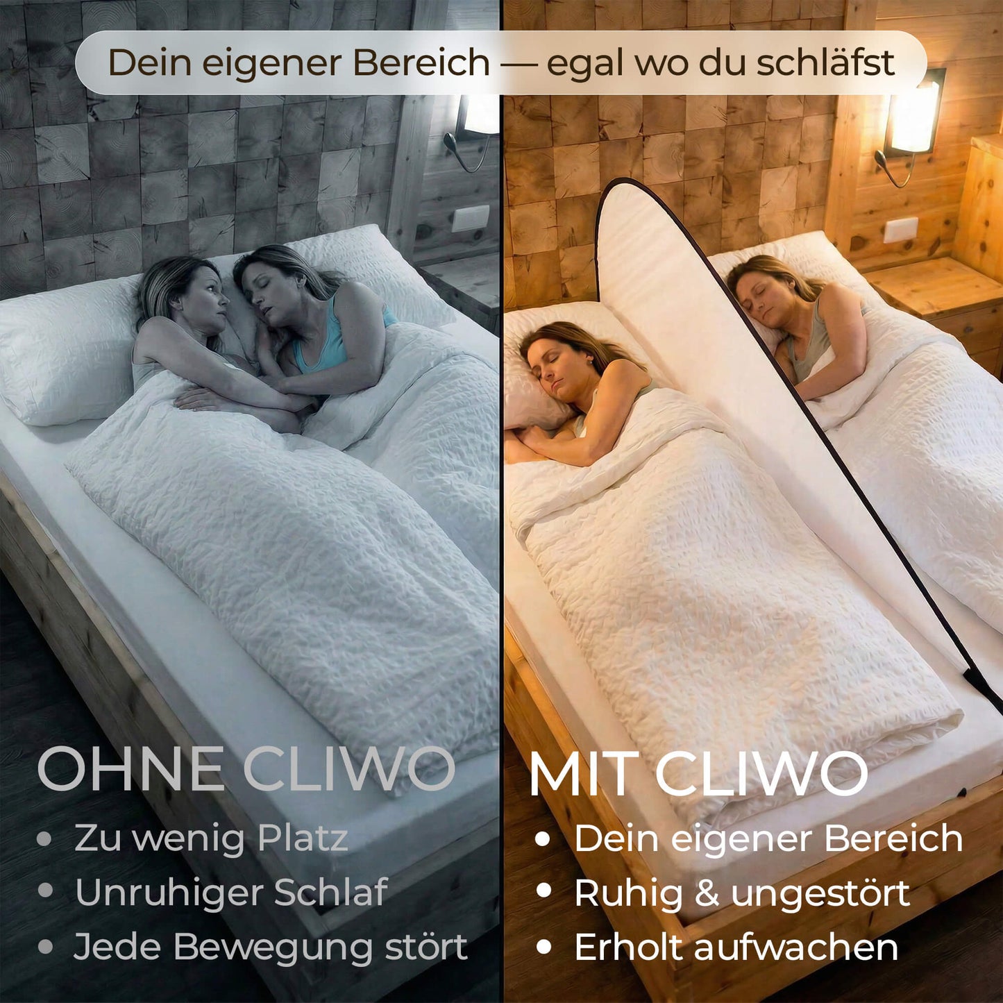 CLIWO – Dein persönlicher Raum im geteilten Bett