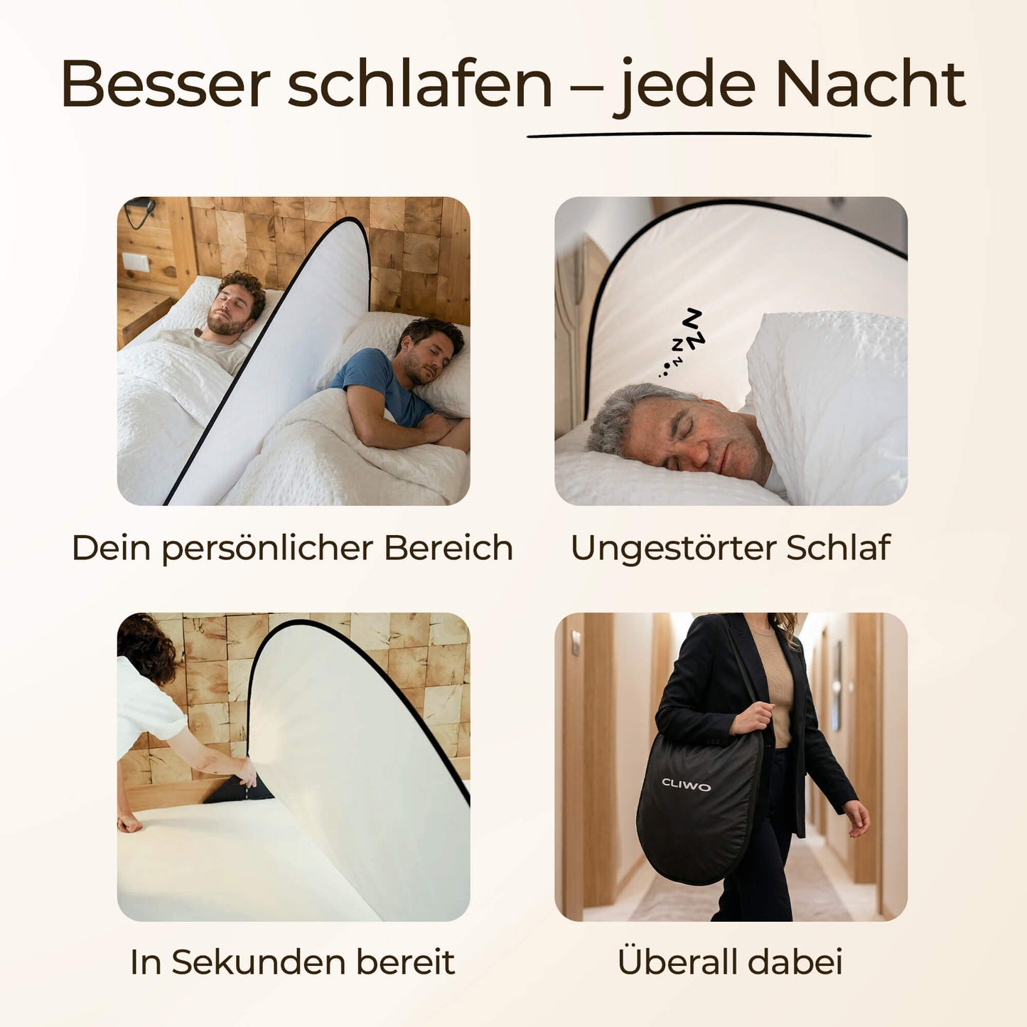 CLIWO – Dein persönlicher Raum im geteilten Bett